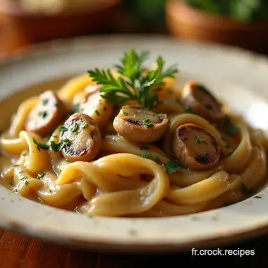 Stroganoff de Champignons Riz Facile Mon Secret V&eacute;g&eacute; Fiche recette