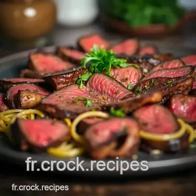 Tagliata de Boeuf : Un R&eacute;gal Italien &agrave; Partager en Famille Fiche recette