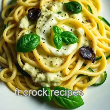 Tagliatelles Cr&egrave;me Courgette : Ma Recette Facile & Gourmande ! Fiche recette