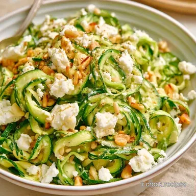 Tagliatelles De Courgettes Salade 10 min Fiche recette