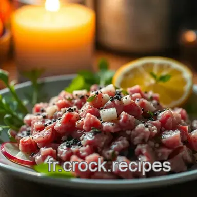 Ma Recette Favorite : Tartare de Radis Blue Meat, Frais et Subtil