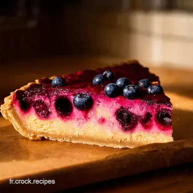 Ma D&eacute;licieuse Tarte &agrave; la Myrtille Maison Un Go&ucirc;t dEnfance Fiche recette