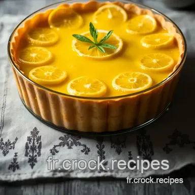 Tarte au Citron Bretonne en Verrine: Soleil & Gourmandise! Fiche recette