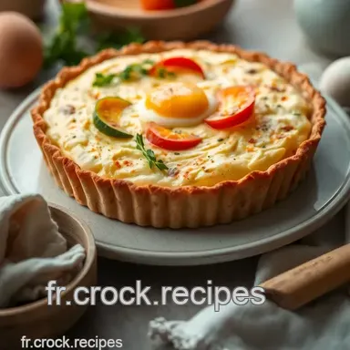 Tarte au L&eacute;gumes du Soleil : L'Essence de l'&Eacute;t&eacute; dans Votre Cuisine Fiche recette