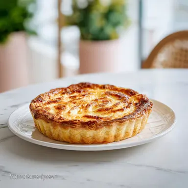 Tarte au Maroilles pour 6 Portions Cuisson 25 Min Fiche recette