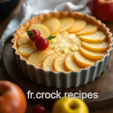 Tarte aux Pommes: La Recette Fran&ccedil;aise Facile & Gourmande! Fiche recette