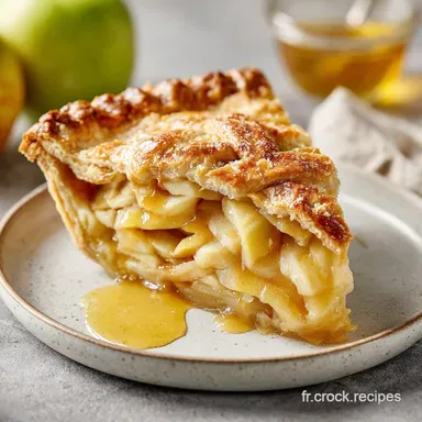 Tarte Aux Pommes Classique Feuillet&eacute;e pour 8