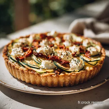 Tarte Courgette Feta : Recette Croustillante en 55 Minutes Fiche recette