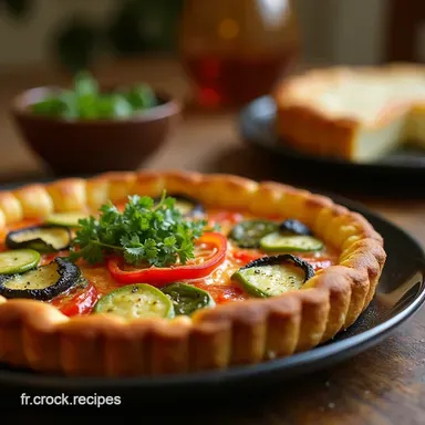 Tarte aux L&eacute;gumes et au Fromage Maison La Recette Infaillible Fiche recette