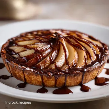 Tarte Poire Chocolat: Croustillante en 55 Min Fiche recette