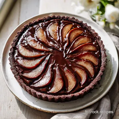 Tarte Poires Chocolat pour 8 Portions