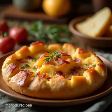 La Tarte Rustique au Fromage Raclette Recette Savoyarde Facile Fiche recette