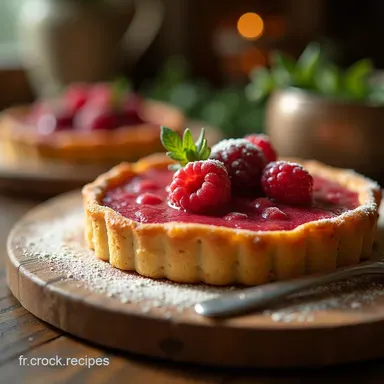 Recette Tarte &agrave; la Rhubarbe Croustillante Fa&ccedil;on Sabl&eacute; Breton Fiche recette