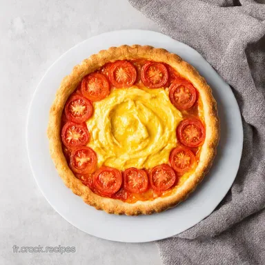 Tarte Tomate Moutarde Gruy&egrave;re La Recette Facile et Gourmande
