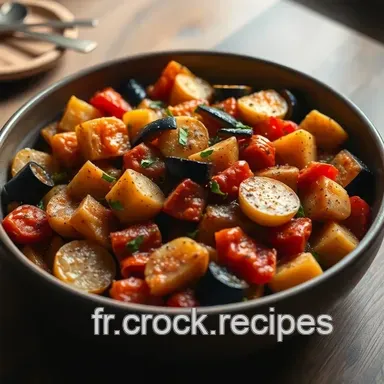 Tian de Poivrons et Aubergines : Une Recette M&eacute;diterran&eacute;enne Facile &agrave; Faire Fiche recette