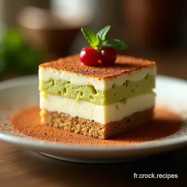 Recette Tiramisu Pistache Facile L&Eacute;l&eacute;gance Italienne Verte Fiche recette