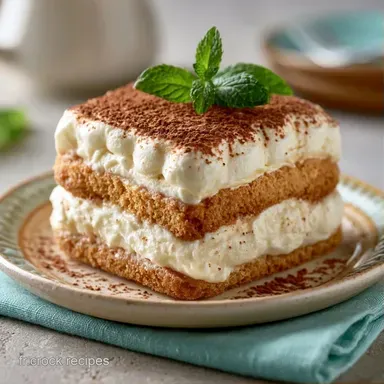 Tiramisu Sans Cuisson Pour 4 Personnes Fiche recette