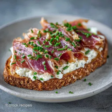 Toast Magret Fum&eacute; en 18 Minutes Fiche recette