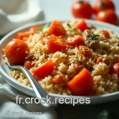 Tomates Farcies au Riz: Un Plat R&eacute;confortant &agrave; la Fran&ccedil;aise Fiche recette