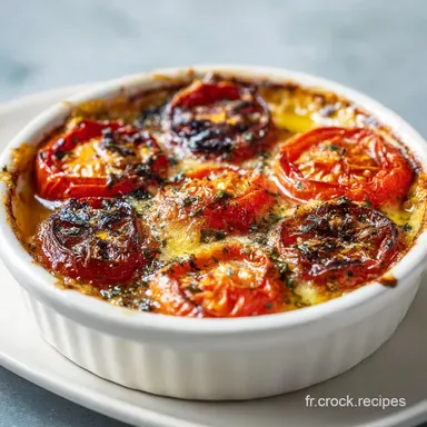 Tomates Proven&ccedil;ales au Four pour 4 Servings