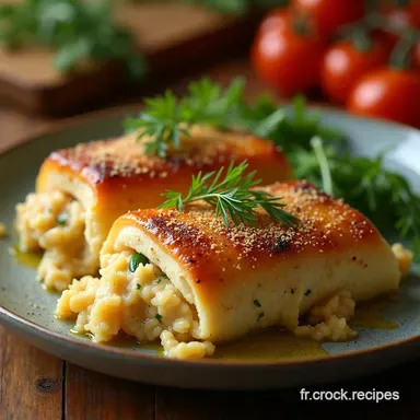 Torsade au Poulet et Parmesan Feuillet&eacute; Express et Gourmand Fiche recette
