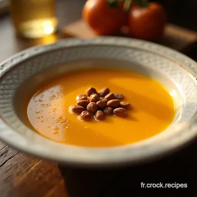 Le Potage Pur&eacute;e de Butternut le plus Onctueux Velout&eacute; R&ocirc;ti Fiche recette