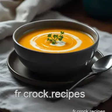 Velout&eacute; de Butternut: Ma Recette d'Automne Cr&eacute;meuse & Facile! Fiche recette