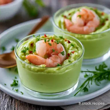 Verrine Avocat Crevette en 15 Minutes