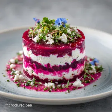 Verrine Betterave Ch&egrave;vre: Onctueuse Fiche recette