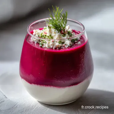 Verrine Betterave Rouge pour 6 Portions Fiche recette