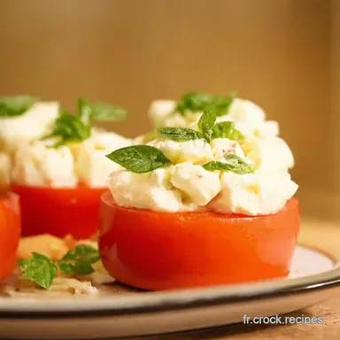 Verrines Caprese Ensoleill&eacute;es Entr&eacute;e Froide Recette Facile Fiche recette