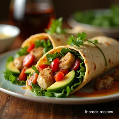Le Meilleur Wrap Sain et Riche en Prot&eacute;ines 35 Min Chrono Fiche recette