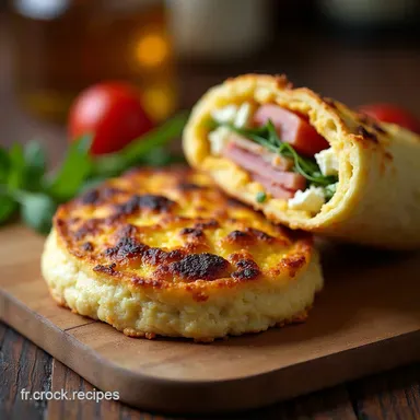 Quiche Wrap Bacon Ch&egrave;vre Le D&icirc;ner Express et Moelleux Fiche recette