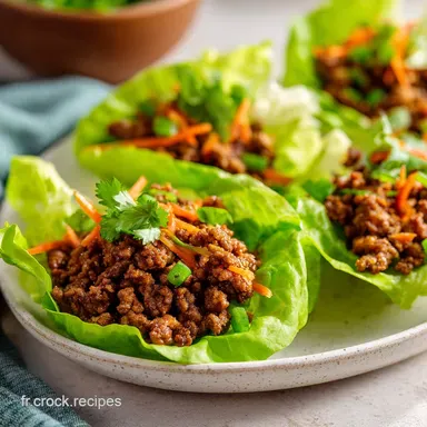 Wraps De Laitue Au Boeuf en 20 Minutes Fiche recette