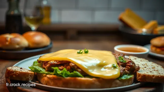 Burger à la Raclette: Un Festin Savoureux