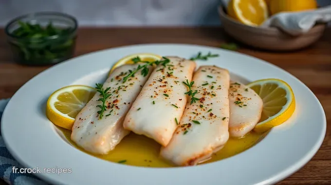 Cabillaud au Citron et Herbes Fraîches