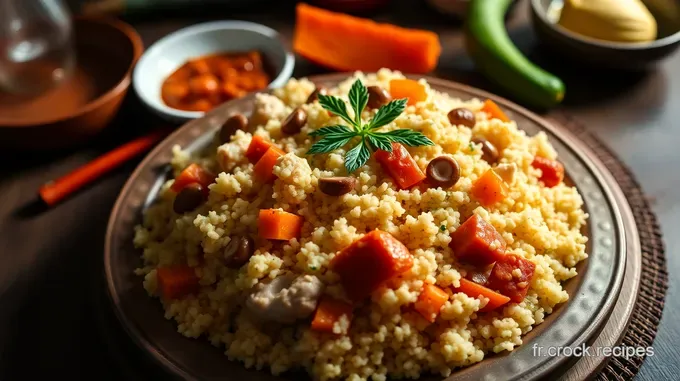 Couscous Tajine Royal aux Légumes et Épices Douces