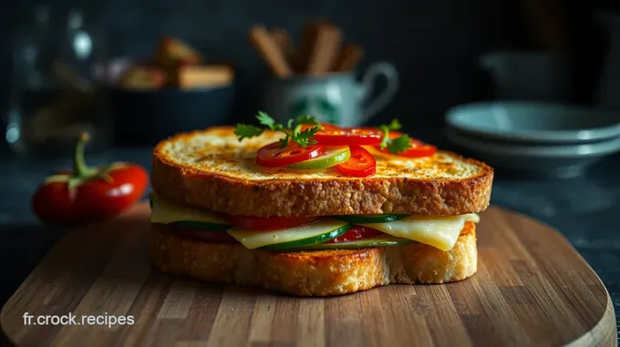 Croque Monsieur Végétarien Épicé