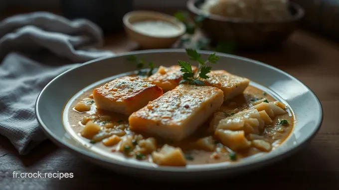 Curry au Poisson Crémeux aux Épices Exotiques