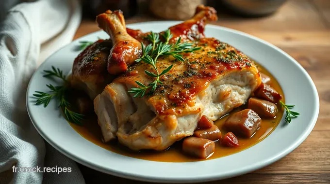 Épaule d Agneau Rôtie aux Herbes et à l Ail