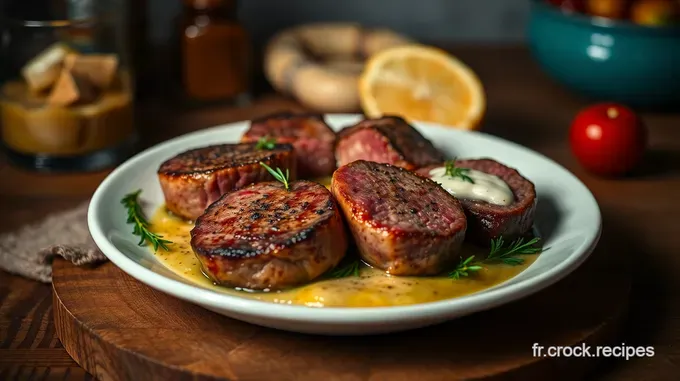 Filet Mignon à la Moutarde Crème – Le Plat de Rêve