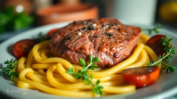 Filet Mignon au Chorizo et sa Sauce au Vin Rouge