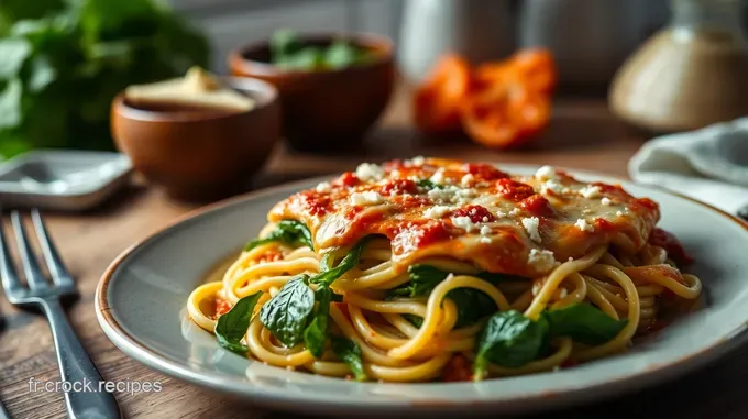 Lasagne Crémeuse aux Épinards et Chèvre