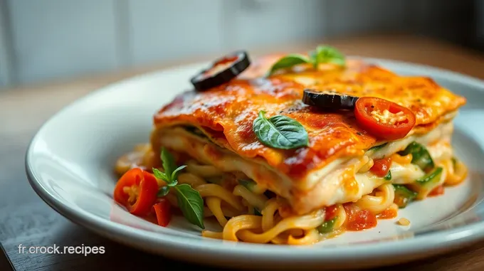 Lasagne de Légumes Méditerranéens