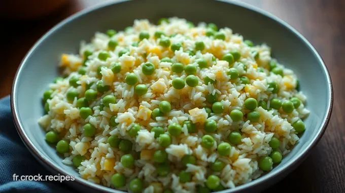 Petits Pois et Riz au Citron de Provence