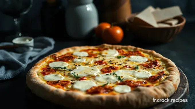 Pizza au Chèvre Miel et Herbes de Provence