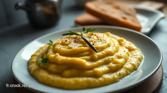 Polenta Crémeuse à la Parmigiana