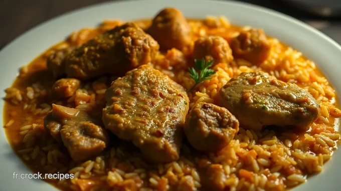 Poulet au Riz au Curry: Un Plat Réconfortant aux Saveurs Épicées