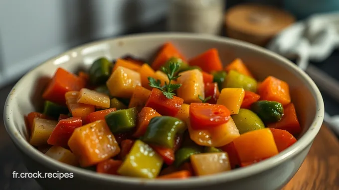 Quatre Sautées Savoureuses : Un Mélange de Légumes Colorés