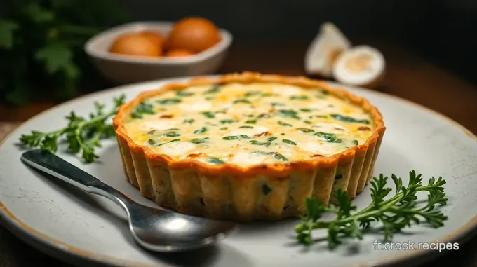 Quiche aux Épinards et Fromage de Chèvre